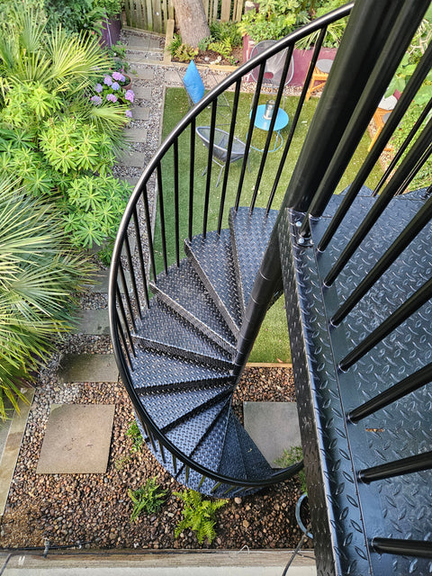 Choose your external spiral staircase kit