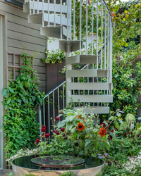 Slate Grey Powder Coated Spiral Staircase Kit