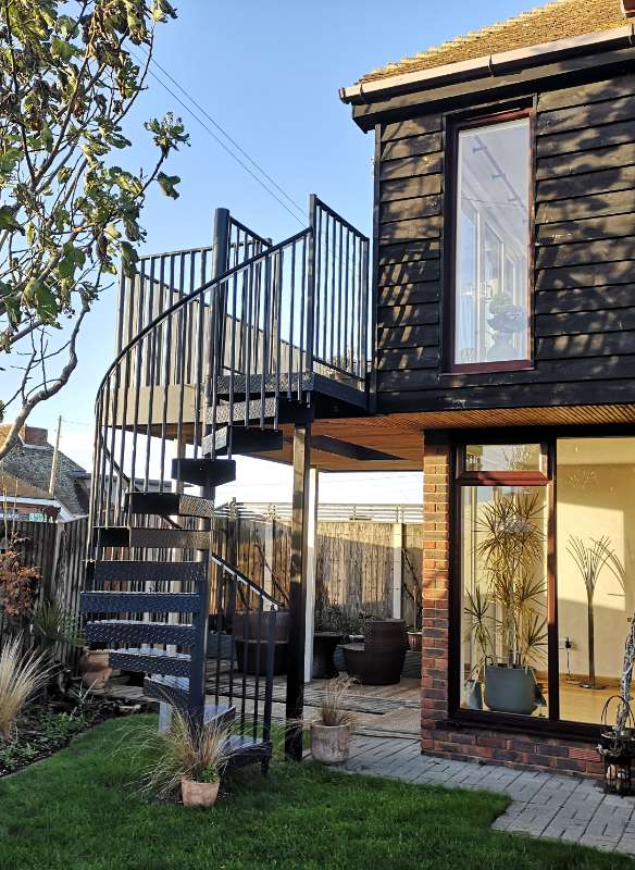 External Spiral Staircase
