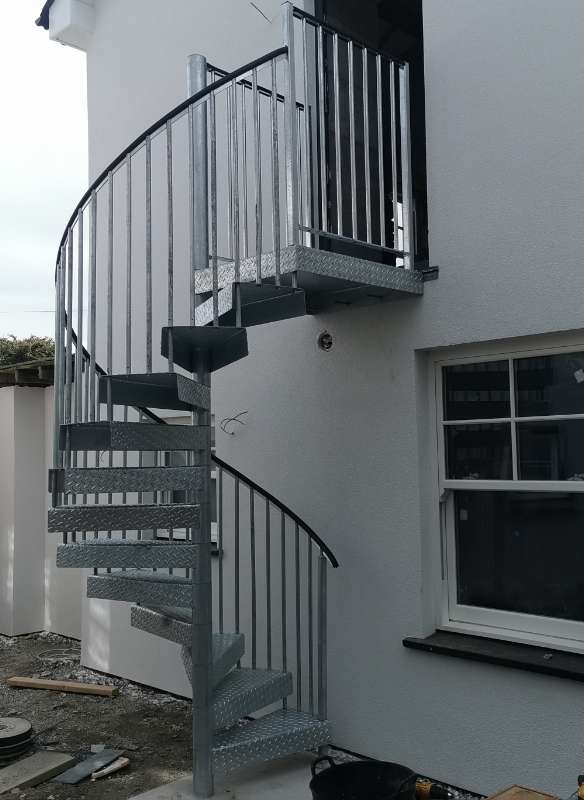 Fire Escape Spiral Staircase Kit