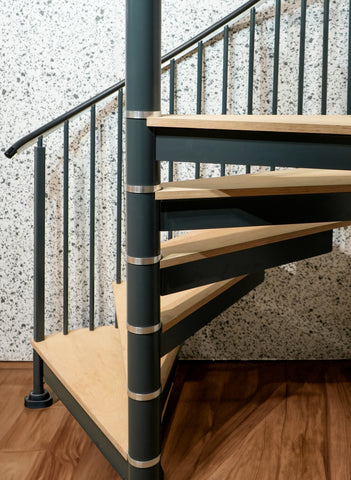 Internal Powder Coated Timber Spiral Staircase Kit