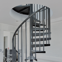 Internal Powder Coat Spiral Staircase Kit