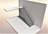 Galanised Straight Staircases in the UK