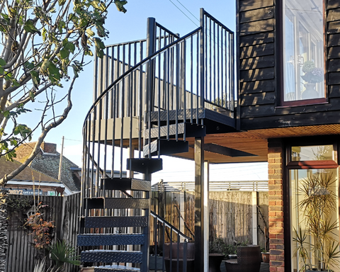 Powder Coated Spiral Staircase Kit